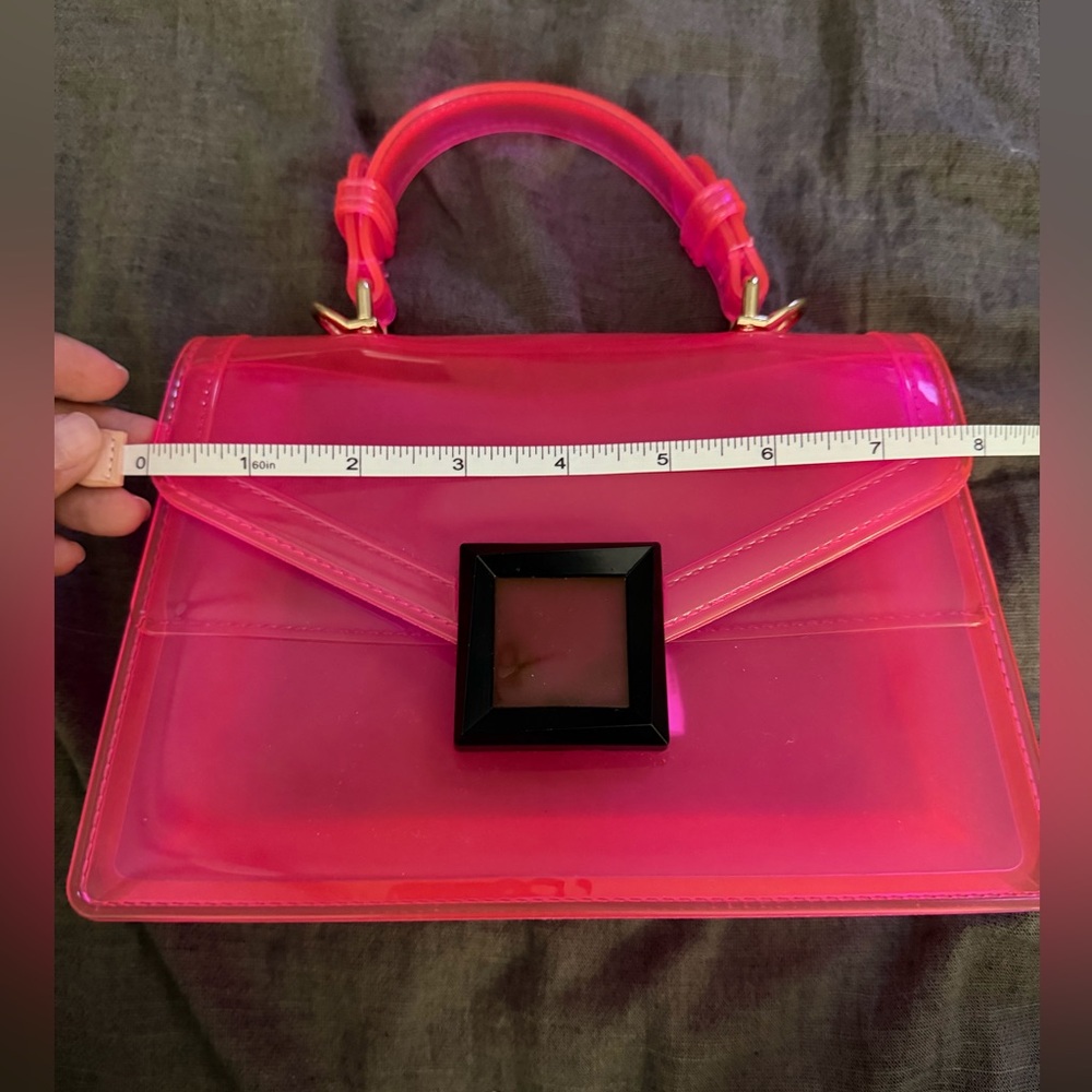 Pink Jelly Top-Handle & Crossbody Bag - Picture 6 of 7